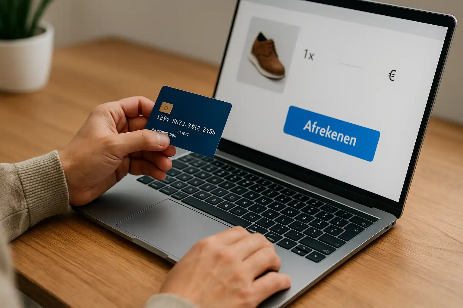 Online winkelwagen en betaalproces